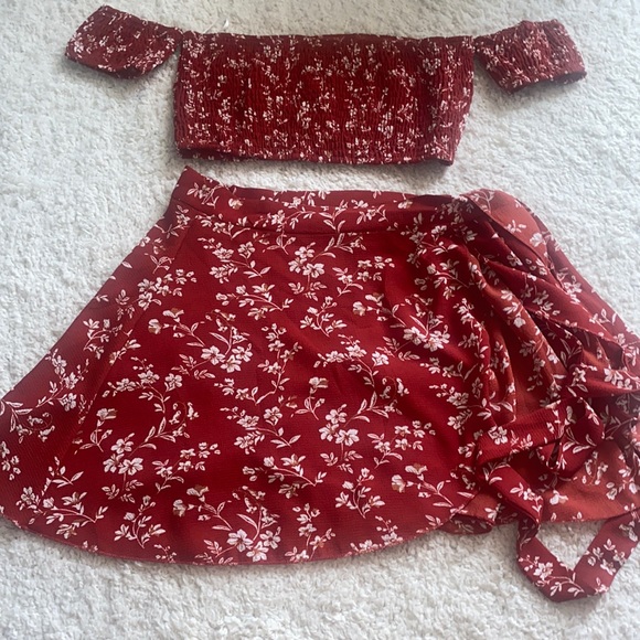 SHEIN Dresses & Skirts - 5/$20 2 piece crop top & skirt